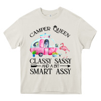 Cream newcamper queen classy sassy and a bit smart assy Heavy Core Tee - linhVisuals