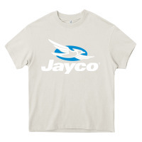 Cream Jayco Bicycling Bike Heavy Core Tee - linhVisuals