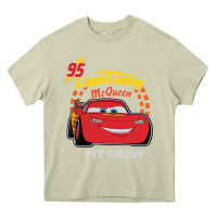 Mossy newcars lightning mcqueen Heavy Core Tee - linhVisuals