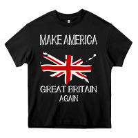 Black make america great britain again funny uk us Heavy Core Tee - linhVisuals