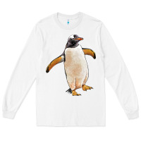 White penguin Long Sleeve Tee - LillyAllenDesigns