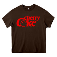 Chocolate Brown newcherry coke Heavy Core Tee - linhVisuals