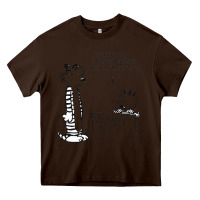Chocolate Brown calvin Heavy Core Tee - linhVisuals