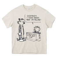 Cream calvin Heavy Core Tee - linhVisuals