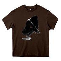 Chocolate Brown K. Michelle Heavy Core Tee - linhVisuals