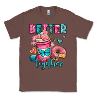 Chestnut better together donut and coffee valentines day Classic Tee - OliviaCreatesArt