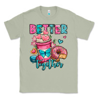 Matcha better together donut and coffee valentines day Classic Tee - OliviaCreatesArt