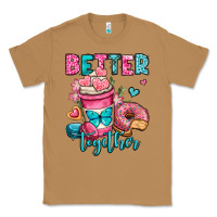Toasted Coconut better together donut and coffee valentines day Classic Tee - OliviaCreatesArt