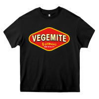 Black vegemite Heavy Core Tee - linhVisuals
