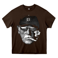 Newcigarette Smoking Jim Leyland Heavy Core Tee | Teevron