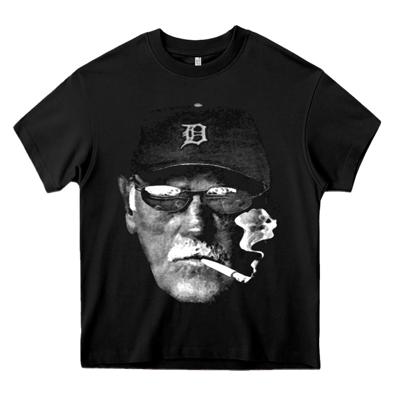 Newcigarette Smoking Jim Leyland Heavy Core Tee by linhVisuals | Teevron