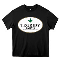 Black tegridy farms Heavy Core Tee - linhVisuals