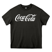 Asphalt newcoca cola Heavy Core Tee - linhVisuals