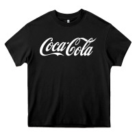 Black newcoca cola Heavy Core Tee - linhVisuals