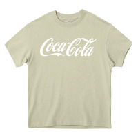 Mossy newcoca cola Heavy Core Tee - linhVisuals
