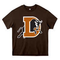 Chocolate Brown Durham-bulls Heavy Core Tee - linhVisuals