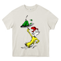 Cream green eggs and ham Heavy Core Tee - linhVisuals