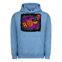 Pigment Pebble Blue boo gemstone halloween pumpkin Urban Hoodie - RanaPortraitStore
