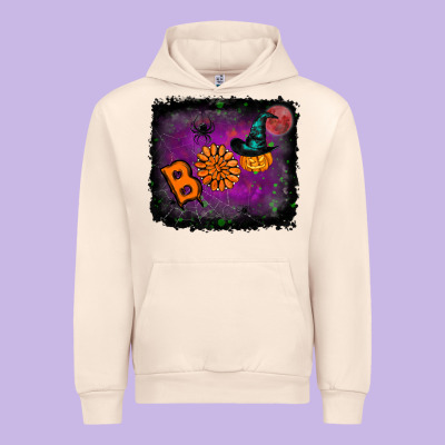 Boo Gemstone Halloween Pumpkin Urban Hoodie Designed By Ranaportraitstore