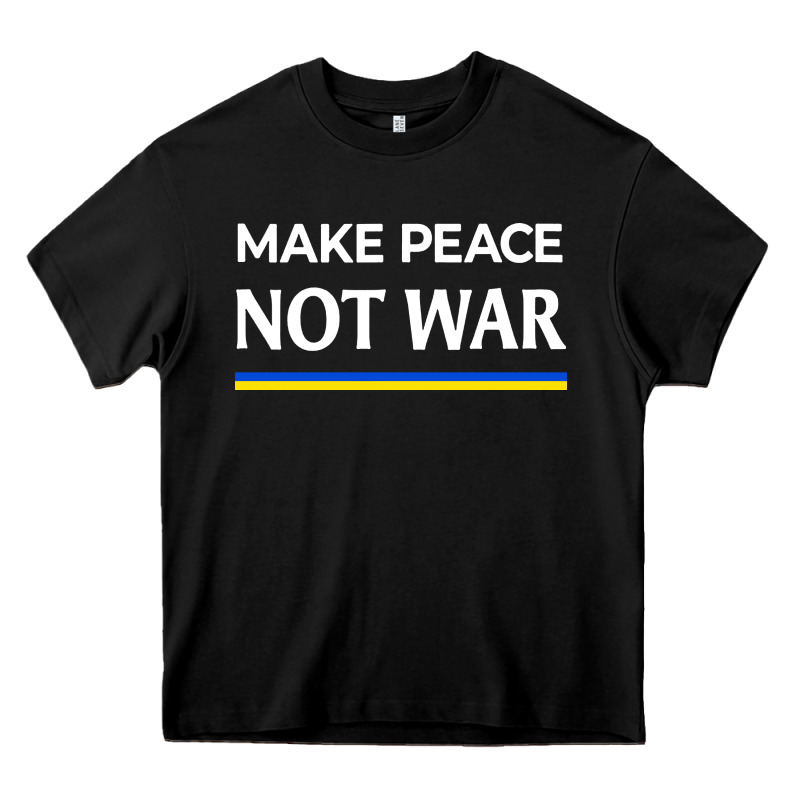 Make Peace Not War Heavy Core Tee by linhVisuals | Teevron