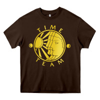 Chocolate Brown time team television Heavy Core Tee - linhVisuals