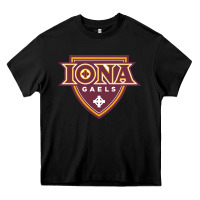 Black iona gaels Heavy Core Tee - linhVisuals