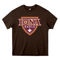 Chocolate Brown iona gaels Heavy Core Tee - linhVisuals