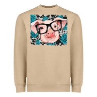 Mushroom gemstone and cowhide pig Heavyweight Sweatshirt - RanaPortraitStore