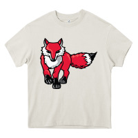 Cream marist red foxes Heavy Core Tee - linhVisuals