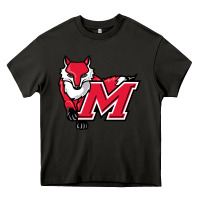 Asphalt marist red foxes Heavy Core Tee - linhVisuals