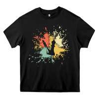 Black chess t  shirt c h e s s i n k s p l a s h t  shirt Heavy Core Tee - linhVisuals