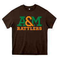 Chocolate Brown florida a&m rattlers Heavy Core Tee - linhVisuals