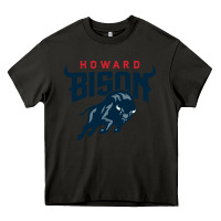 Asphalt howard bison Heavy Core Tee - linhVisuals