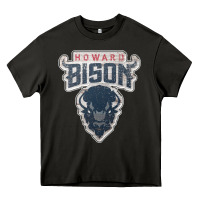 Asphalt howard bison Heavy Core Tee - linhVisuals