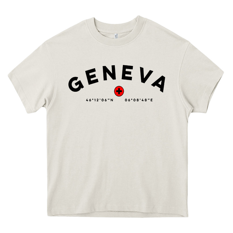 Geneva Switzerland Clothing Gifts And Souvenirs Heavy Core Tee by linhVisuals | Teevron