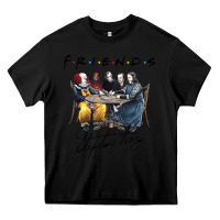 Black Horror friends Heavy Core Tee - linhVisuals
