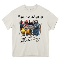 Cream Horror friends Heavy Core Tee - linhVisuals