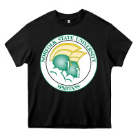 Black norfolk state spartans Heavy Core Tee - linhVisuals