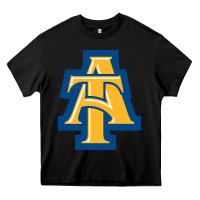 Black north carolina a&t aggies Heavy Core Tee - linhVisuals