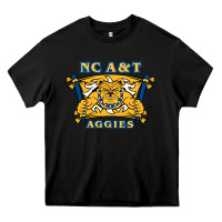 Black north carolina a&t aggies Heavy Core Tee - linhVisuals