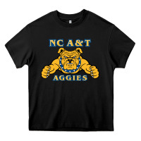 Black north carolina a&t aggies Heavy Core Tee - linhVisuals