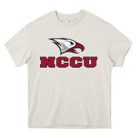 Cream north carolina central eagles Heavy Core Tee - linhVisuals