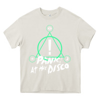 Cream PANIC! AT THE DISCO Heavy Core Tee - linhVisuals