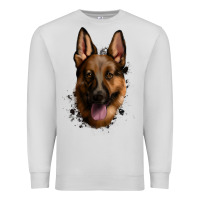 Dove Grey German Shepherd Premium Sweatshirt - Jasminsmagicworld