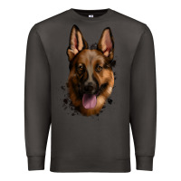 Smoke German Shepherd Premium Sweatshirt - Jasminsmagicworld