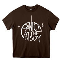 Chocolate Brown PANIC! AT THE DISCO Heavy Core Tee - linhVisuals