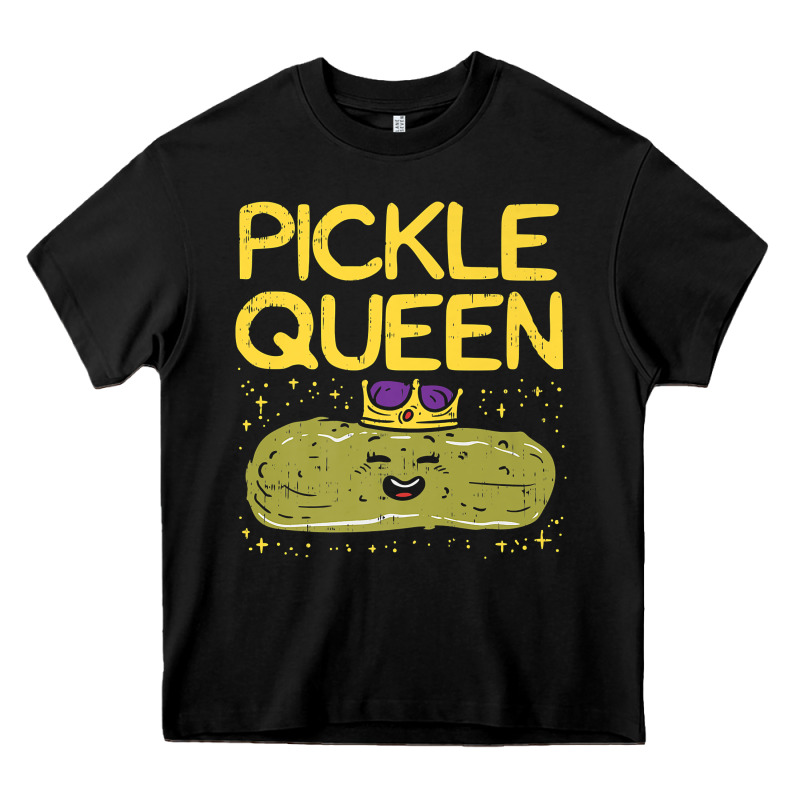 Are You The Pickle Queen Womens Funny Pickle Gifts Premium T Shirt Heavy Core Tee by linhVisuals | Teevron