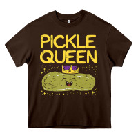 Chocolate Brown are you the pickle queen womens funny pickle gifts premium t shirt Heavy Core Tee - linhVisuals