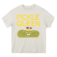 Cream are you the pickle queen womens funny pickle gifts premium t shirt Heavy Core Tee - linhVisuals