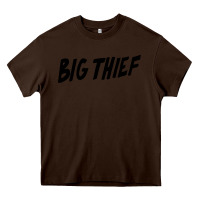 Chocolate Brown BIG THIEF Heavy Core Tee - linhVisuals